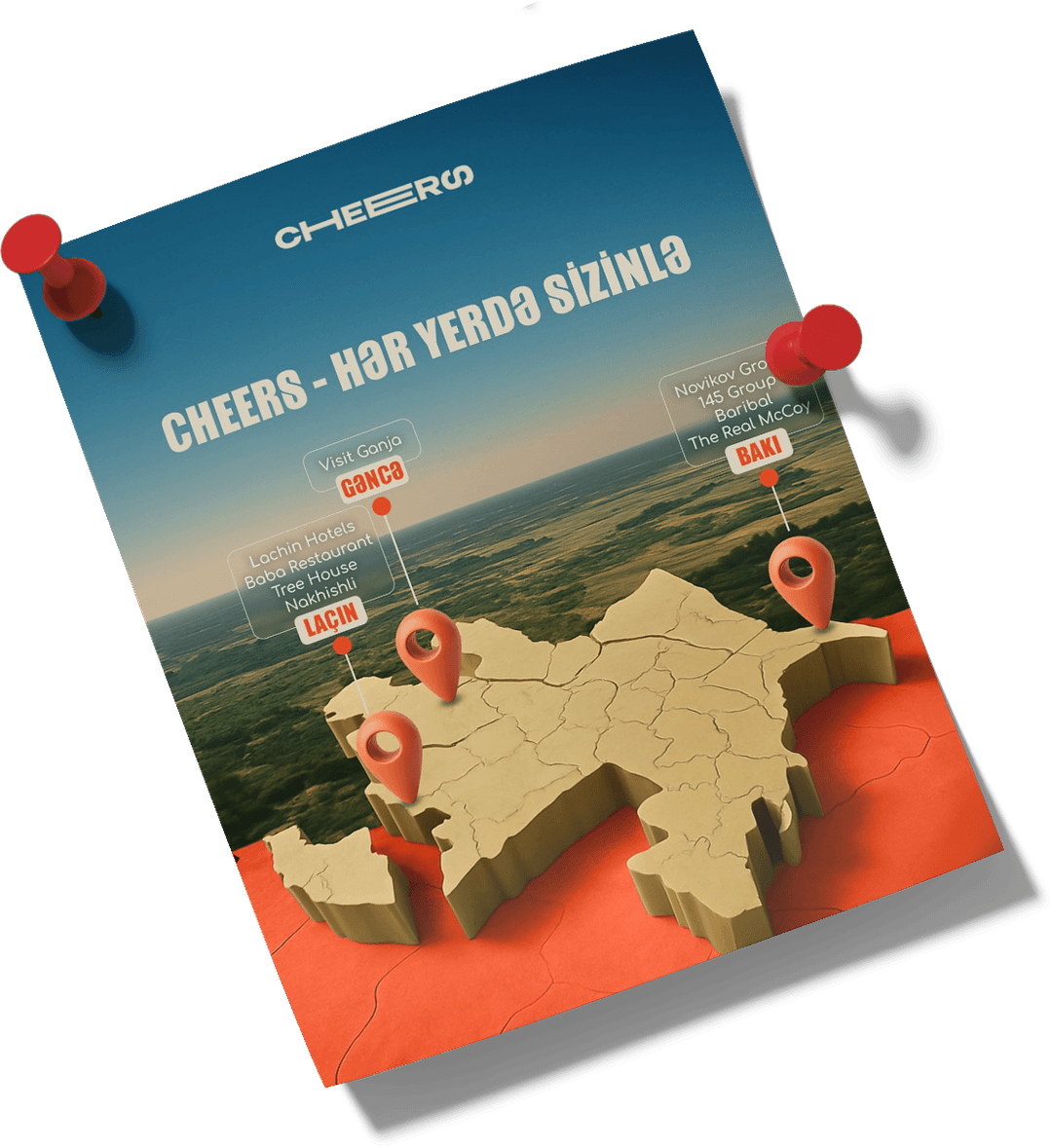CHEERS — social campaign poster